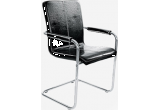 Кресло для посетителей Toledo черный/алюминий