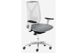 Офисное кресло Dion Mesh WW серый/белый/алюминий