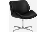 Кресло для переговорных Charm Lounge Черный/Полированный алюминий