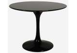 Стол журнальный Eero Saarinen Style Tulip Table MDF черный D60 H52