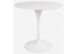 Стол Eero Saarinen  Tulip Table белый Top MDF D80 глянцевый