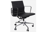 Кресло Eames Ribbed Office Chair EA 117 черная кожа  Premium EU Version