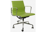 Кресло Eames  Ribbed Office Chair EA 117 салатовая кожа Premium EU Version