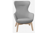 Кресло Elegance Wood, серый