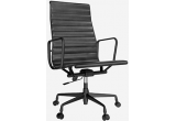 Кресло Eames  Ribbed Office Chair EA 119 Total Black Premium EU Version