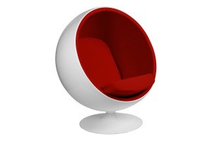 Кресло Eero Aarnio  Ball Chair красная ткань