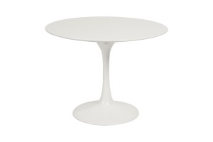 Стол журнальный Eero Saarinen  Tulip Table белый D60 H52 MDF 