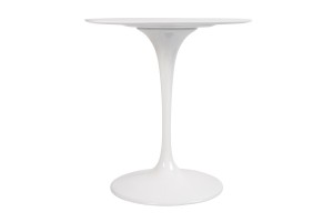 Стол Eero Saarinen  Tulip Table белый Top MDF D70 глянцевый