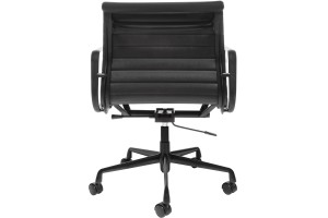 Кресло Eames Style Ribbed Office Chair EA 117 Total Black