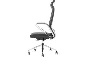 Офисное кресло Hero CHR80SC-2 поясн/подголов  кожа черное