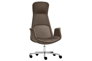 Кресло для руководителя Milani Nordic Шерсть серо-коричневый
