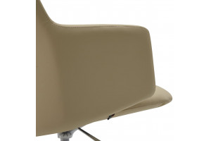 Кресло для переговорных Ivo экокожа, бежевый