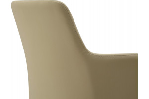 Кресло для переговорных Ivo экокожа, бежевый