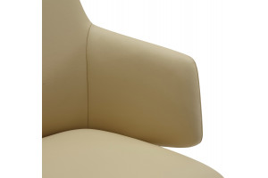Кресло для переговорных Ivo экокожа, бежевый
