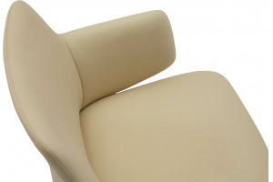 Кресло для переговорных Ivo экокожа, бежевый