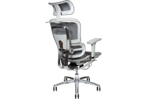 Кресло для руководителя Norden Kron Aluminium Grey сетка, серый