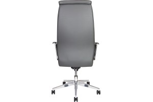 Кресло для руководителя Norden Davos Grey экокожа, серый