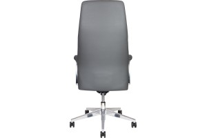 Кресло для руководителя Norden Nancy grey экокожа, серый