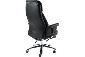 Кресло для руководителя Norden Парламент экокожа, серый/черный