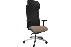 Кресло для руководителя Profim  Action экокожа/сетка, коричневый