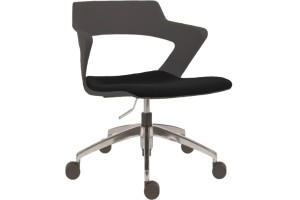 Офисное кресло  Antares Aoki пластик/ткань, темно-серый/черный