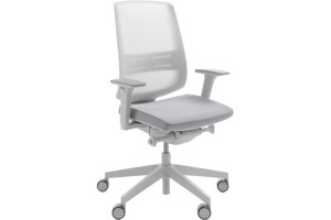 Офисное кресло Profim  LightUp ткань/сетка, серый/белый