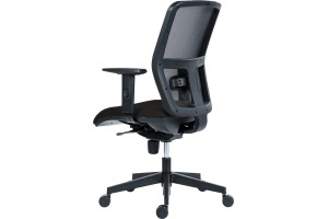 Офисное кресло Antares Pure ткань/сетка, черный