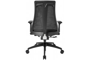 Офисное кресло Air-Chair черный пластик, черная база 