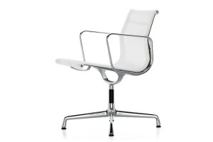 Кресло Eames  Netweave Conference Chair EA 108 белая сетка