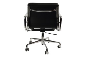 Кресло Eames Soft Pad Office Chair EA 217 черная кожа Premium EU Version