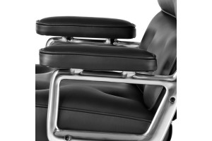 Кресло Eames  Lobby Chair ES104 черная кожа