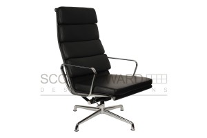 Кресло Eames Style Soft Pad Lounge Chair & Ottoman EA222/EA223