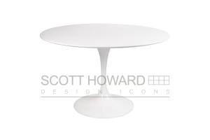 Стол Eero Saarinen Style Tulip Table белый D110