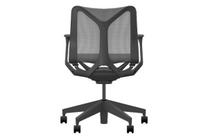 Кресло Herman Miller Cosm, низкая спинка, цвет Graphite, нерегулируемые подлокотники Кресло Herman Miller Cosm, низкая спинка, цвет Graphite, нерегулируемые подлокотники