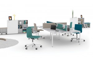 Система офисных столов Nova U для нескольких сотрудников