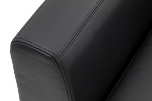 Дизайнерское кресло Eva черная кожа