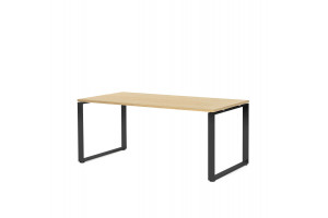 EXE Стол письменный 160 черн ДУБ ФЛОРЕ/ЧЕРНЫЙ