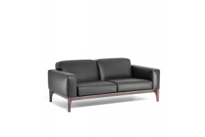 FIOTTO Диван 2-местный ЧЕРН/ТАБАК