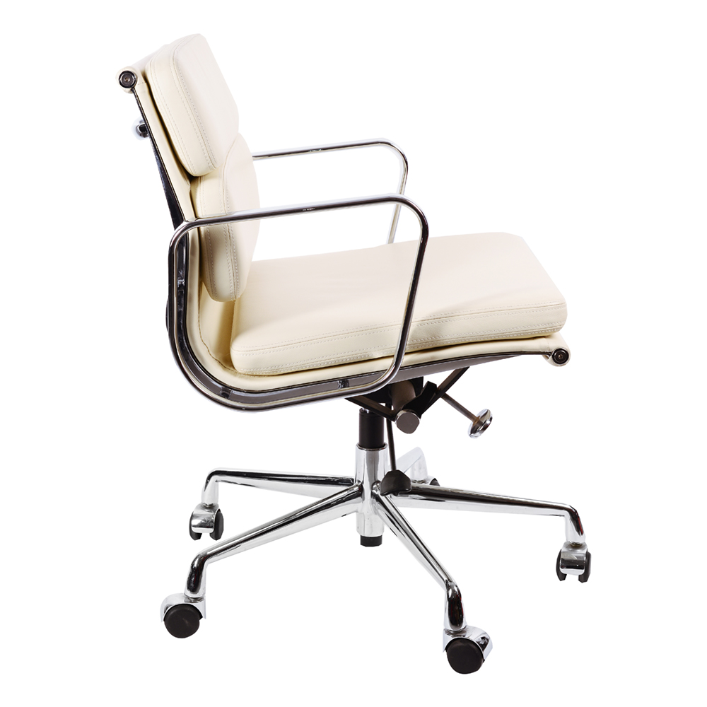 soft pad office chair with short back